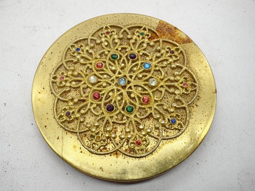 Vintage art deco gold tone - gold,
