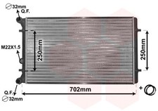 Radiator engine cooling fits - radiator,