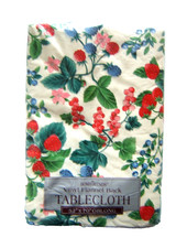 Vinyl Tablecloth Flannel Back