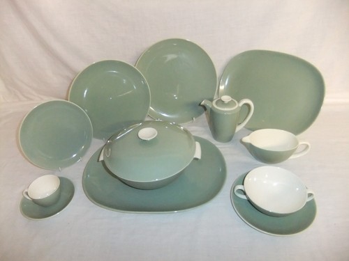 Poole pottery cameo celadon - pottery,