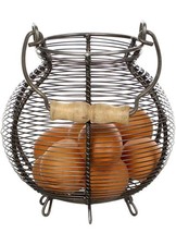 Large Wire Egg Basket Caddy