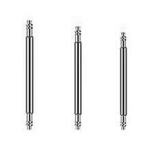2x Spring Bars Pins Watch Strap Stainless Steel for 16/ 18/ 20/ 22/ 24mm Straps