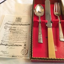 boxed antique vintage childs