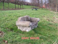 PHOTO  COMFY CONCRETE SOFA - 1 SHERDE ROAD SHEFFIELD THIS UNUSUAL SETTEE IS SET