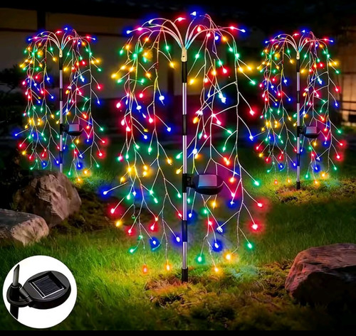 Solar willow tree - tree, led