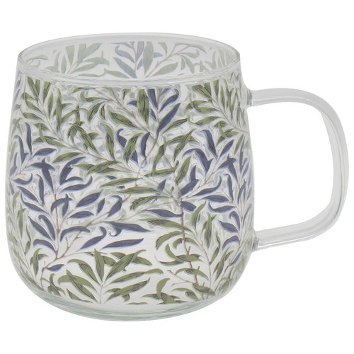 Glass mug morris - w.morris, willowbough