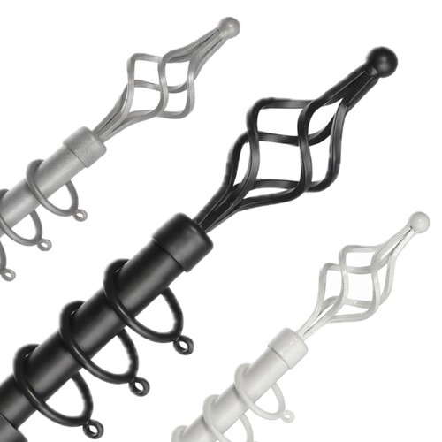 Twist extendable metal curtain - extendable,