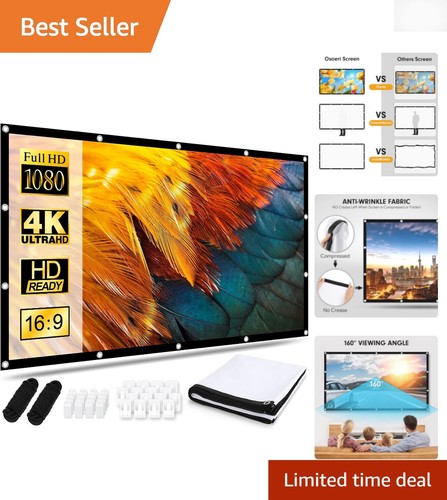 Portable 120 inch movie screen - movie,