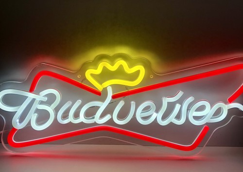 Budweiser lager led neon style - led,