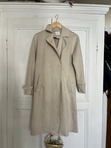 Beige trench coat - beige,