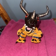 Digimon Greymon Plush Toy 8” Play By Play Vintage 2000 Good Condition