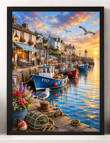 Beach seaside print - beach,