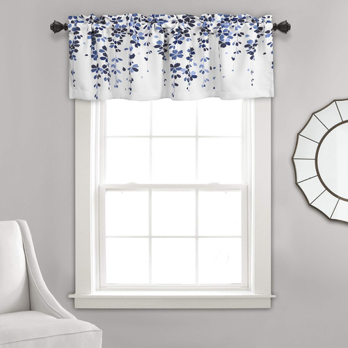 Weeping flowers window valance - window,