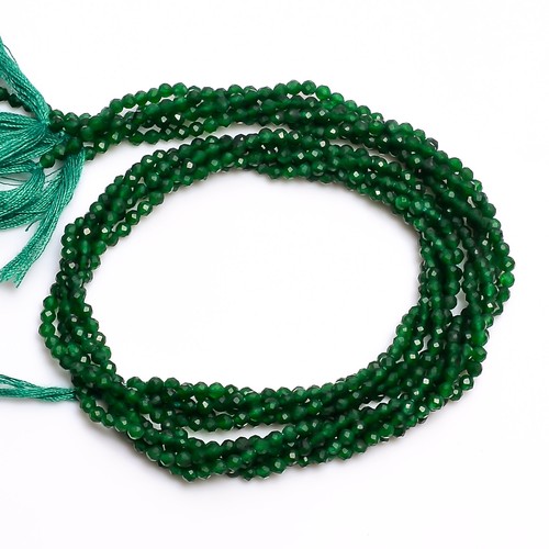 Natural green jade - mm,