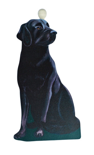 Black labrador kitchen roll - black,