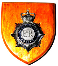 Metropolitan Police Mess Plaque or Shield Beautiful Hand Crafted