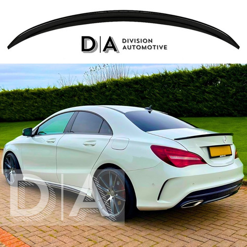 Black rear trunk boot - black, spoiler