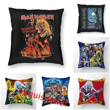 Iron maidens Rock Bands Cushion Cover Home Sofa Pillow Case Decor 45*45cm Gift
