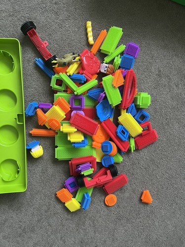 Children stickle bricks - stickle,