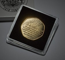 THE MILKY WAY GALAXY 24ct Gold Commemorative. Cased. Space/Exploration/NASA/Sun