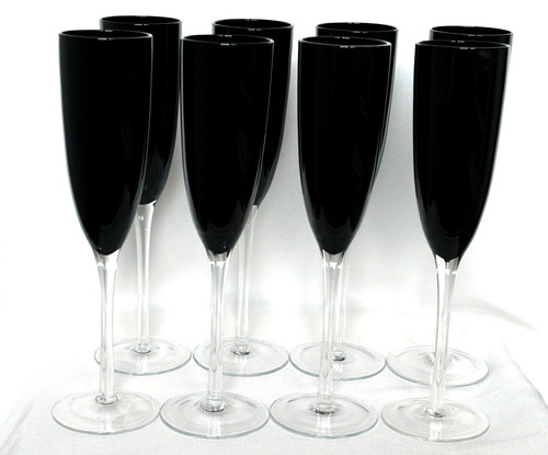Set black bowl and clear - black,