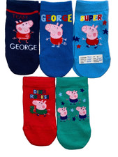 new 5prs boys George pig