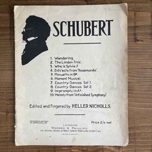 Vintage schubert piano - vintage,