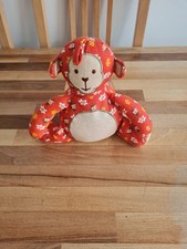Ulster Weavers Orange/Red Patterned Fabric Monkey Doorstop