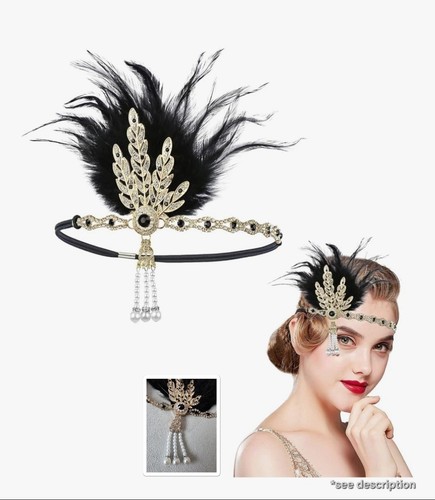 1920s flapper headband vintage - 1920s,
