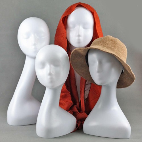Plastic female manikin - manikin, head