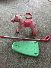 ZAPF CREATION BABY BORN ROCKING PUSH ALONG HORSE