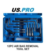 US PRO Tools 12pc Automotive Air Bag, Airbag Removal Tool Set Kit 5048