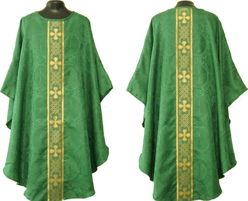 Chasuble green clergy gothic - green,