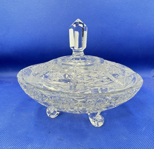 Glass jar lidded bowl - bowl,