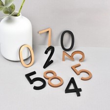 Matt Door Numbers 3D House