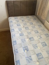 Simmons Solutions Single Divan Bed With Mattress & Headboard