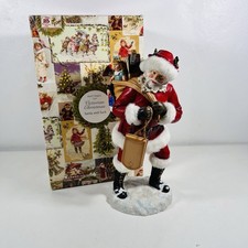 Past Times Victorian Christmas Santa and Sack Ornament Boxed