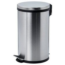 IKEA SNÖRPA Pedal Bin Stainless Steel 5 L Trash Can Garbage Can