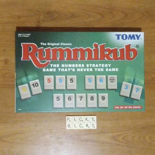 Classic rummikub numbers - rummikub, tile