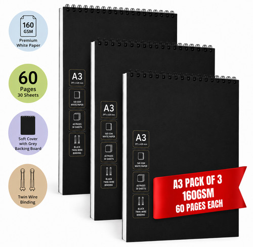 Sketchbook 160gsm white - sketchbook,
