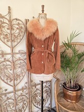 Vintage suede leather