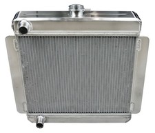 Escort Mk1 Mk2 Alloy Radiator Big Header Ford Zetec Engine Fitting - Aluminium