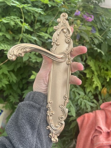French door lever handle - door,