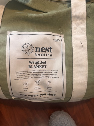King weighted blanket grey - king, blanket,