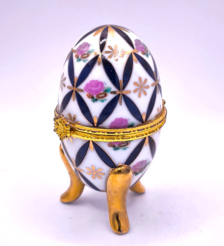 Decorative porcelain egg - porcelain,