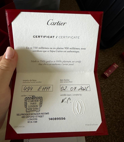 Cartier love 18ct yellow gold - cartier,