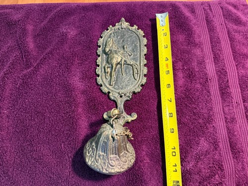 Solid brass door ringer - brass,