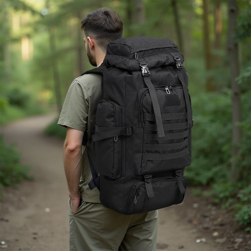 80l hiking camping backpack - 80l,