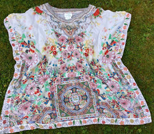 Camilla Franks Milla girls beach kaftan poncho top 9 10 cotton beach dress