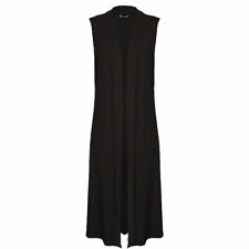 Sleeveless Waistcoat Long Maxi